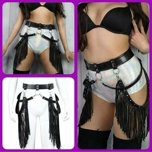 Saddlebag waistband belt skirt harness